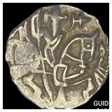 India Rajput 700-1000  Silver Jital NEARLY UNCIRC