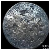 Colonial Spain Silver 8 Reales Chopmarks NEARLY U