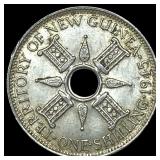 New Guinea Silver 1 Shilling  UNCIRCULATED