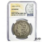 1882-O/S Morgan Silver Dollar NGC G