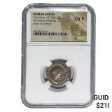 Roman Saloninus, AD 258-260 BI Dbl-Denarius NGC