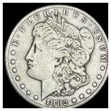 1882-CC Silver Morgan Dollar ABOUT UNCIRCULATED