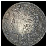 1890-CC Silver Morgan Dollar LIGHTLY CIRCULATED
