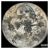 1803 Colonial Spain Silver 8 Reales Chopmarks NEAR