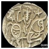 India Rajput 700-1000  Silver Jital NEARLY UNCIRC