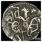 India Rajput 700-1000  Silver Jital NEARLY UNCIRC