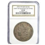 1878 7TF Morgan Silver Dollar NGC XF40 VAM-169