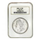 1884-S Morgan Silver Dollar NGC AU53