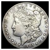 1904-S Silver Morgan Dollar NEARLY  UNCIRCULATED