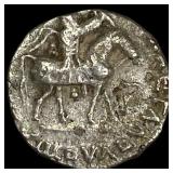 Indo-Scythian 59-12 BC Silver drachm NEARLY UNCIR