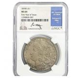 1878-S Morgan Silver Dollar NGC MS64 First Year of