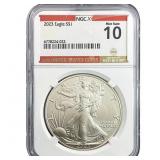 2023 Silver Eagle NGC MS10