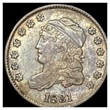 1831 Capped Bust Half Dime LIGHTLY CIRCULATED