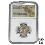 Roman Valerian I, AD 253-260 BI Dbl-Denarius NGC