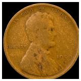 1909-S Lincoln Wheat Cent LIGHTLY CIRCULATED