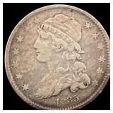 1835 Capped Bust Silver Quarter ABOUT  UNCIRCULAT
