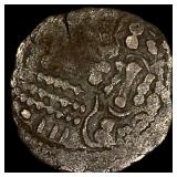 Partihara Empire 750-980 AD Silver Dracham NEARLY