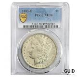1883-O Morgan Silver Dollar PCGS AU58