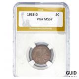 1938-D Buffalo Nickel PGA MS67