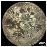 1796 Colonial Spain Silver 8 Reales Chopmarks NEAR