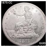 1875-CC Silver Trade Dollar CHOICE BU