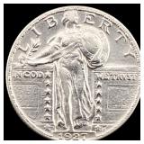 1927-D Standing Liberty Quarter CLOSE UNC