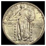 1924-D Standing Liberty Quarter CHOICE AU