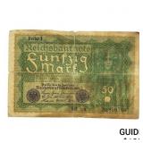 1919 50 Mark Reichsbanknote Berlin 6
