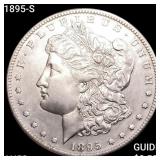 1895-S Morgan Silver Dollar CHOICE AU