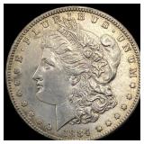1884-S Silver Morgan Dollar CHOICE AU
