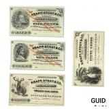 [4]1892-1876 Unc. Frac. Currency Set WI K.S. Co