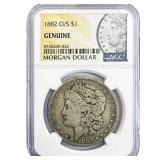 1882-O/S Morgan Silver Dollar NGC G