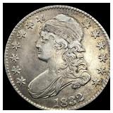 1832 Capped Bust Half Dollar CLOSELY  UNCIRCULATE
