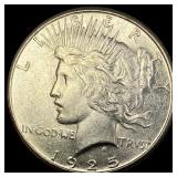 1925-S Peace Silver Dollar CHOICE AU