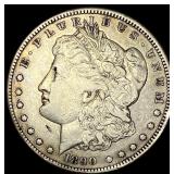 1890-CC Silver Morgan Dollar NEARLY  UNCIRCULATED