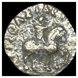 Indo-Scythian 59-12 BC Silver drachm NEARLY UNCIR