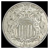 1883 Shield Nickel CLOSELY UNCIRCULATED