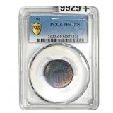 1867 Two Cent Piece PCGS PR64 BN