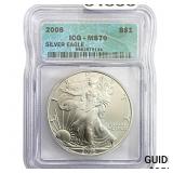 2006 Silver Eagle ICG MS70