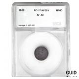 1838 Seated Liberty Dime SEGS XF40