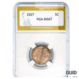 1927 Buffalo Nickel PGA MS67