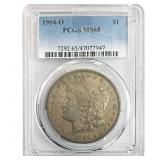 1904-O Morgan Silver Dollar PCGS MS65