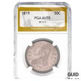 1819 Capped Bust Half Dollar PGA AU55
