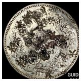 Japan Meji Period Silver 1 Yen Chopmarks NEARLY U