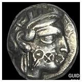 Attica Athens 393-294 BC Silver Tetradrachm NEARL