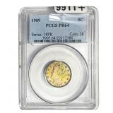 1909 Liberty Victory Nickel PCGS PR64