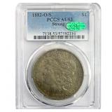 1882-O/S Morgan Silver Dollar PCGS AU53