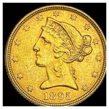 1895 Liberty Head Half Eagle $5 Gold UNCIRCULATED