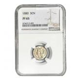 1880 Nickel Three Cent NGC PF65