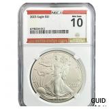 2023 Silver Eagle NGC MS10